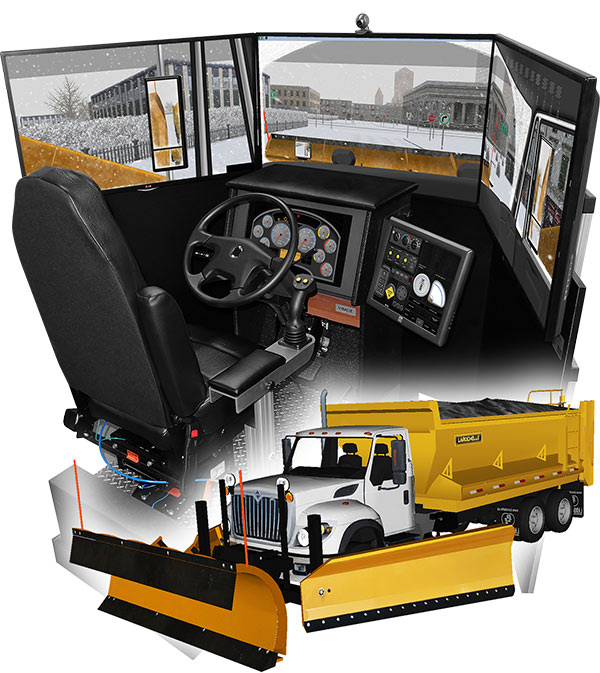 Snow Plow Truck Driving Simulator