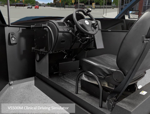 VS500M-R Car Simulator for Rehabilitation and Research