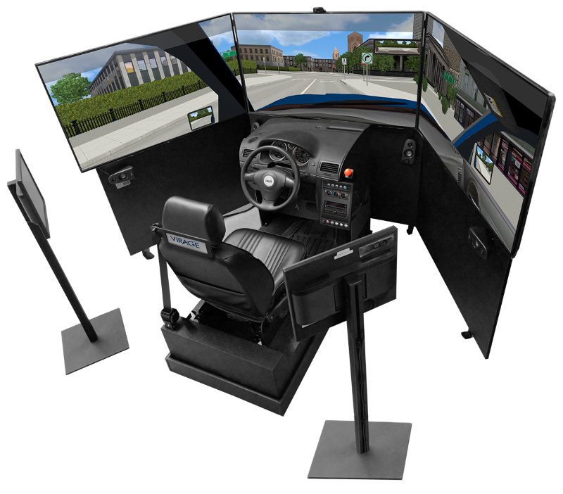 Simulateur d'automobile - VS500M - pour la Formation et la Recherche -  Virage Simulation Driving Simulator Systems (Car Simulator, Truck Simulator)