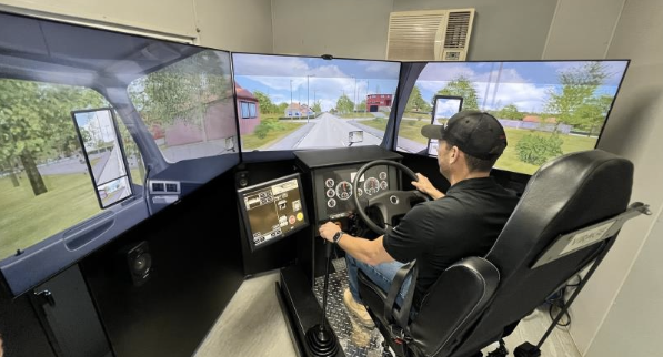 RHD Right Hand Drive Truck driving simulator VS600M from Virage Simulation