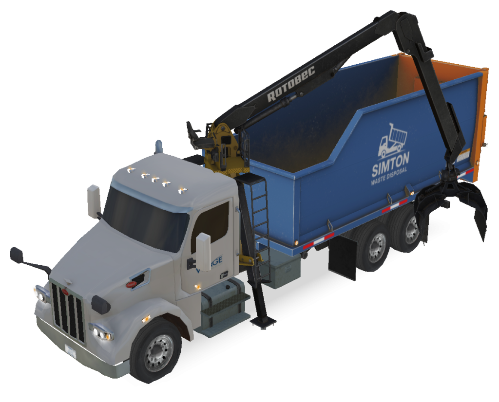 Grapple truck by Virage Simulation